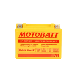 Motobatt Lithium batteri MLX4U Max-HP image