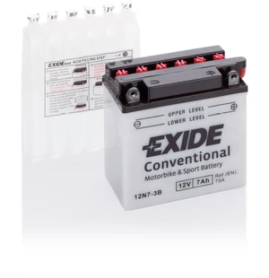Exide akku 12N7-3B kuva