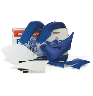 Polisport plastic kit WR450F 12- blue/white kuva