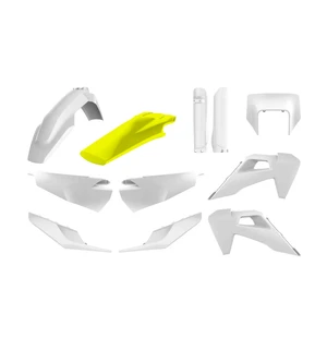 Polisport Full kit Husqvarna TE/FE(20-23) OEMCOLOR White/Yellow rear kuva
