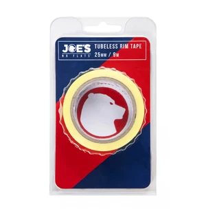 Vanneteippi JOE´S Tubeless 9m leveys 25mm keltainen kuva