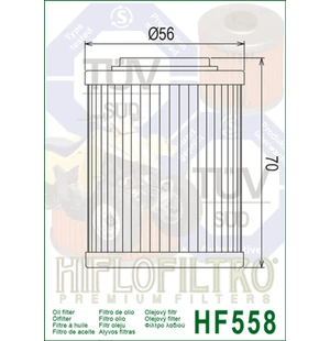HiFlo öljynsuodatin HF558 kuva