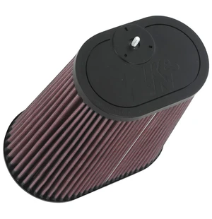K&N Universal Clamp-On Air Filter 3-1/8" Dual Flg 8-7/8" X 5-3/16"B 6-1/4" X 4 kuva