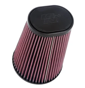 K&N Universal Clamp-On Air Filter 4-1/2"Flg 5-7/8"B 3-1/4" X 4-1/2"T 8"H kuva