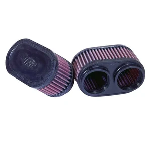 K&N Universal Clamp-On Air Filter 2-3/8"Dual Flg Gsxr Oval (2 Per Box) kuva