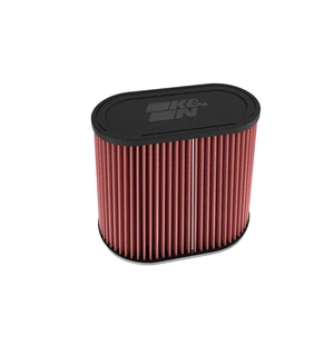 K&N Universal Clamp-On Air Filter 3"Dual Flg 9"X 6"B 7-3/8" X 3-5/8"T 7-3/8"H kuva