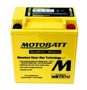 Motobatt MBTX7U batteri image
