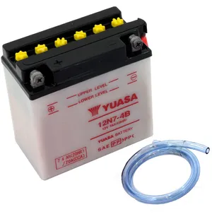 Yuasa Batteri, 12N7-4B (dc) Exkl syra (5) image