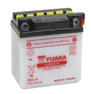 Yuasa Batteri YB3L-B (CP) Inkl syra (10) image