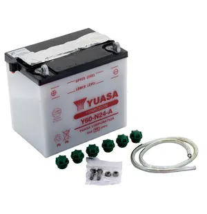 Yuasa Batteri Y60-N24-A (DC)  Exkl syra image