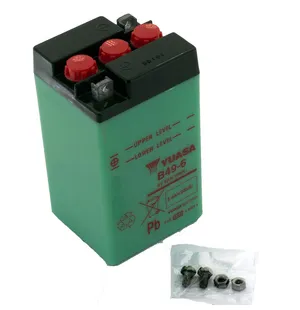 Yuasa Batteri B49-6 (CP) Inkl syra (4) image