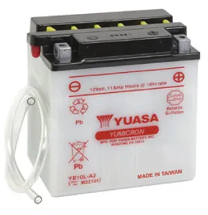 Yuasa Batteri YB10L-A2 (CP) Inkl syra (4) image