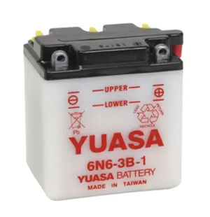 Yuasa Batteri 6N6-3B-1 (CP) Inkl syra (6) image