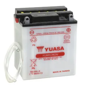 Yuasa Batteri, YB12AL-A (dc) Exkl syra (5) image
