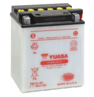 Yuasa Batteri YB14L-B2 (CP) Inkl syra (4) image