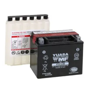 Yuasa Batteri YTX12-BS (CP) Inkl syra (4) image