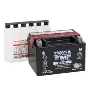 Yuasa Batteri YTX9-BS (CP) Inkl syra (5) image