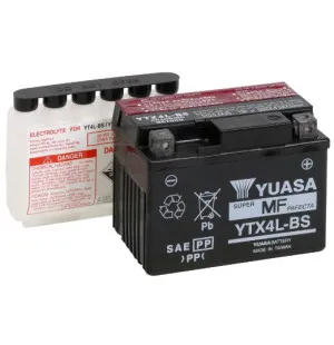 Yuasa Batteri YTX4L-BS (CP) Inkl syra (5) image
