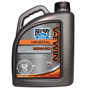 Bel-Ray V-Twin 20W-50 Mineral Engine Oil 4L kuva