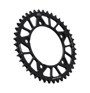 JT Takaratas Alumiini 7075 T6 JTA1792.45BLK Musta kuva