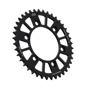 JT Takaratas Alumiini 7075 T6 JTA735.37BLK Musta kuva