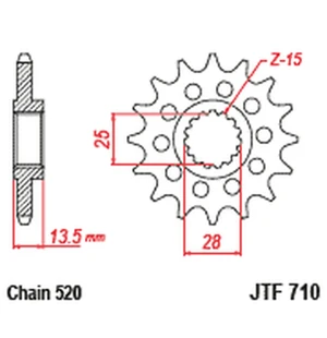 JT Eturatas JTF710.16RB kuva