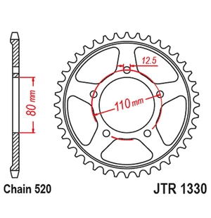 JT Takaratas ZBK - Musta Zinc JTR1330.45ZBK kuva