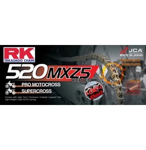 RK GB520MXZ5 Offroad Pro ketju Punainen +CL (Jousil.) kuva