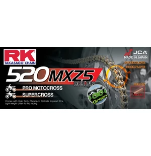 RK MM520MXZ5 Offroad Pro ketju Vihreä +CL (Jousil.) kuva
