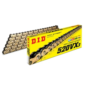 D.I.D 520VX3 G&B Chain+Connecting link (FJ) kuva