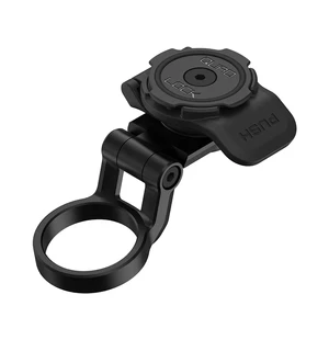 "Egenskaper:<br>Säker, patenterad tvåstegslåsning.<br>Passar perfekt ovanför styret och hålls säkert på plats av styrets lock.<br>Elegant utseende: kort spak i svart, inkl. svarta fästdetaljer och matt svart <br>anodiserad aluminiumbas.<br>Högkvalitativa  kuva