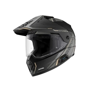 Sena Helmet Outlander Mattsvart image