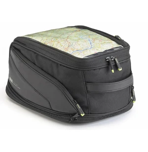 "Utdragbar TANKLOCK-tankväska, 26 liter<br><br>Måste monteras tillsammans med den specifika Tanklock-fästet BF_ _<br><br><br><br>Material:<br><br>- Polyester 600D/PU, vattenavvisande<br><br>- Insatser i PU<br><br>- Svart reflekterande kantband<br><br> - M kuva