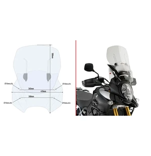 Givi Specific sliding wind-screen Suzuki DL1000 V-STROM (2014) kuva