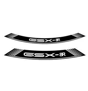 Puig Kit 8 Rim Strips Suzuki Gsx-8R C/Silver kuva