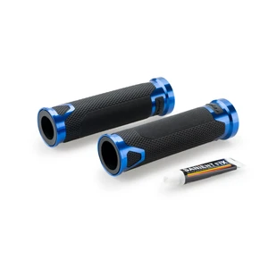 Puig Grips By Pair Puig Hi-Tech Revving 123Mm C/Blue kuva
