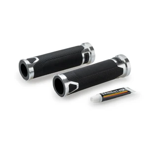 Puig Grips By Pair Puig Hi-Tech Revving 123Mm C/Silver kuva