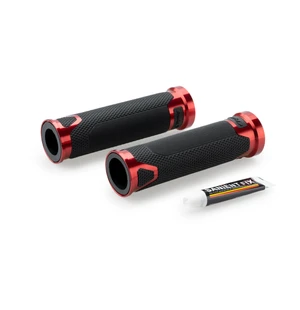 Puig Grips By Pair Puig Hi-Tech Revving 123Mm C/Red kuva