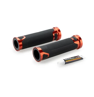 Puig Grips By Pair Puig Hi-Tech Revving 123Mm C/Orange kuva