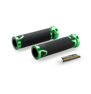 Puig Grips By Pair Puig Hi-Tech Revving 123Mm C/Green kuva