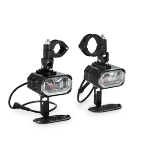 "Auxiliary Headlight Set<br><br>Includes all accessories (wiring kit + switch) for installation on guards with a diameter between 23-25mm. For installation on the front of the motorcycle, check availability.<br><br><br><br>Improve your motorcycle&rsquo kuva