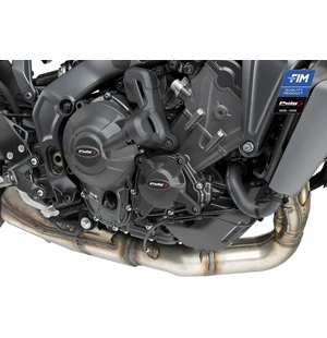 Puig Kit 4 Engine Covers Track Yamaha R9 25' C/Black kuva