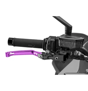 Puig Foldable Brake Lever 4.0 C/Purple Selector C/Silve kuva