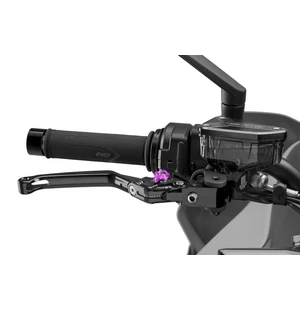 Puig Foldable Brake Lever 4.0 C/Black Selector C/Purple kuva