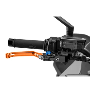 Puig Foldable Brake Lever 4.0. C/Orange Selector C/Blue kuva