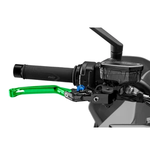 Puig Foldable Brake Lever 4.0. C/Green Selector C/Blue kuva