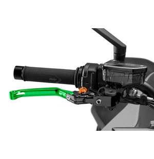 Puig Foldable Brake Lever 4.0. C/Green Selector C/Orang kuva