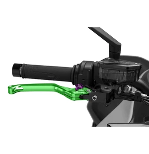 Puig Unfoldable Brake Lever 4.0 C/Green Selector C/Purp kuva
