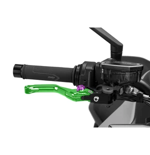 Puig Short Brake Lever 4.0 C/Green Selector C/Purple kuva