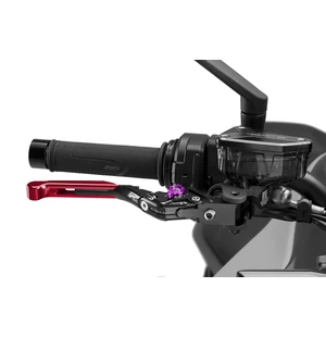 Puig Brake Lever 4.0 Black Exten/Red Selector/Purple kuva